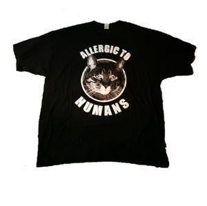 Allergic to humans t-shirt
